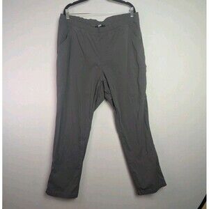 Alaskan Hardgear Point Nylon Pants Womens 18W Gray Ripstop Pull On Plus Outdoor
